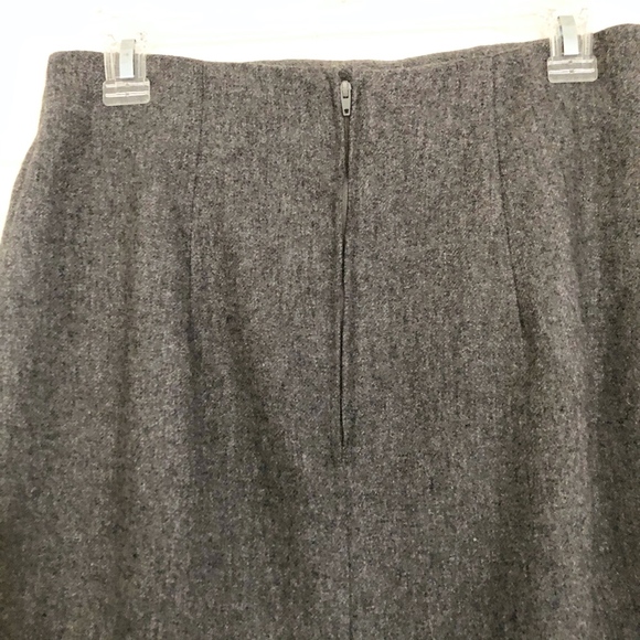Toby 100% wool grey career/work skirt sz 12 - Picture 3 of 8